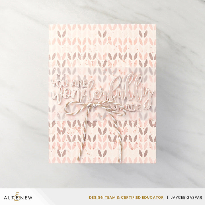 Stencil & Die & Embossing Folder Bundle Cozy Cabin Crafting Bundle