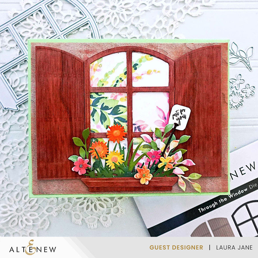 Stencil & Die & Embossing Folder Bundle Cozy Cabin Crafting Bundle