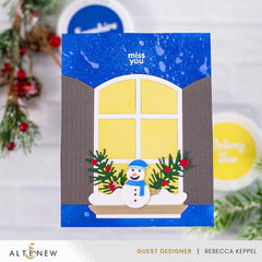 Stencil & Die & Embossing Folder Bundle Cozy Cabin Crafting Bundle
