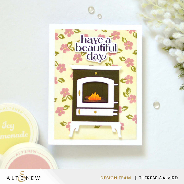 Stencil & Die & Embossing Folder Bundle Cozy Cabin Crafting Bundle
