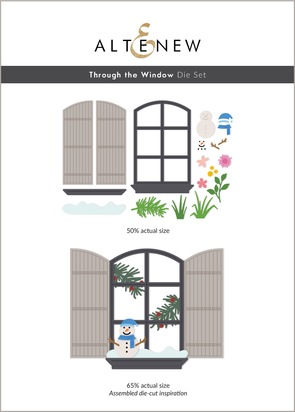 Stencil & Die & Embossing Folder Bundle Cozy Cabin Crafting Bundle