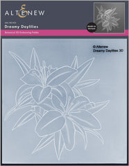 Stencil & Die & Embossing Folder Bundle Dreamy Daylilies