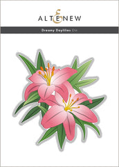 Stencil & Die & Embossing Folder Bundle Dreamy Daylilies
