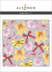 Stencil & Die & Embossing Folder Bundle Elegant Bows