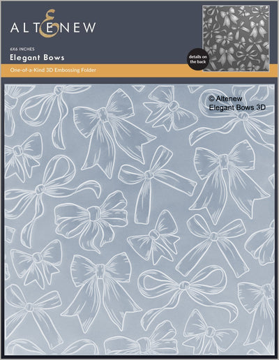 Stencil & Die & Embossing Folder Bundle Elegant Bows