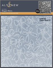 Stencil & Die & Embossing Folder Bundle Elegant Bows