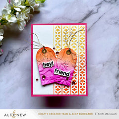 Stencil & Die & Embossing Folder Bundle Elegant Bows