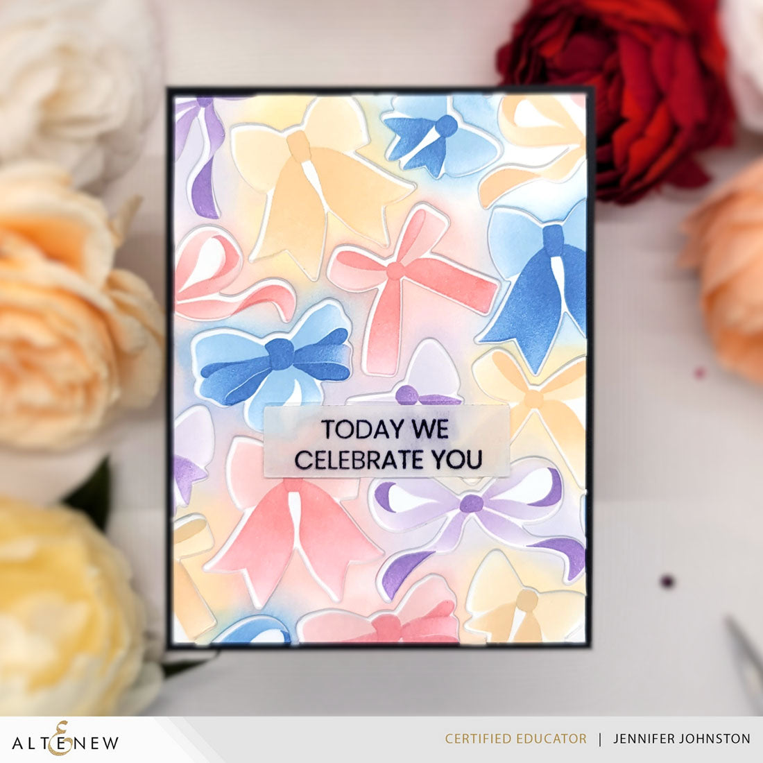 Stencil & Die & Embossing Folder Bundle Elegant Bows