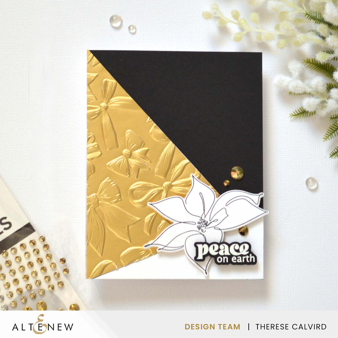 Stencil & Die & Embossing Folder Bundle Elegant Bows