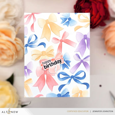Stencil & Die & Embossing Folder Bundle Elegant Bows