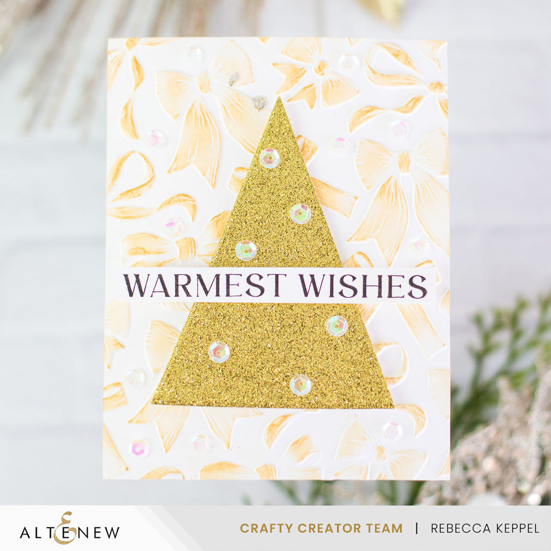 Stencil & Die & Embossing Folder Bundle Elegant Bows