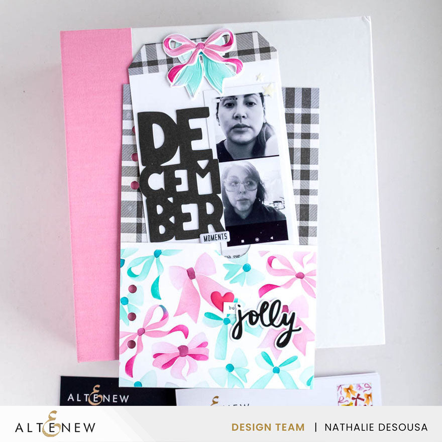 Stencil & Die & Embossing Folder Bundle Elegant Bows