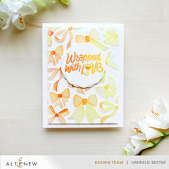 Stencil & Die & Embossing Folder Bundle Elegant Bows