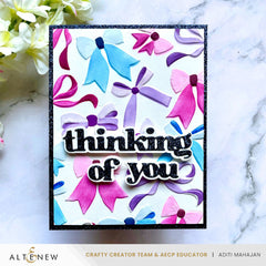 Stencil & Die & Embossing Folder Bundle Elegant Bows