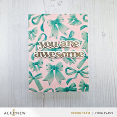 Stencil & Die & Embossing Folder Bundle Elegant Bows