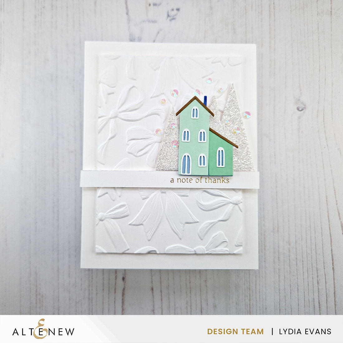 Stencil & Die & Embossing Folder Bundle Elegant Bows
