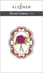 Stencil & Die & Embossing Folder Bundle Floral Cameo
