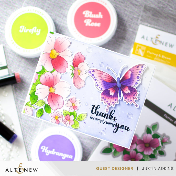Stencil & Die & Embossing Folder Bundle Flutter & Bloom