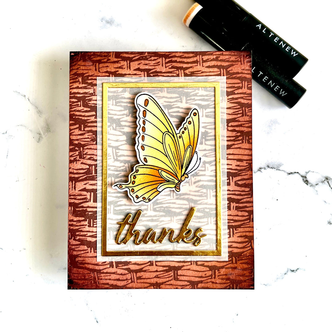 Stencil & Die & Embossing Folder Bundle Flutter & Bloom