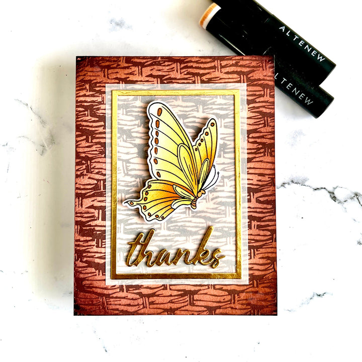 Stencil & Die & Embossing Folder Bundle Flutter & Bloom