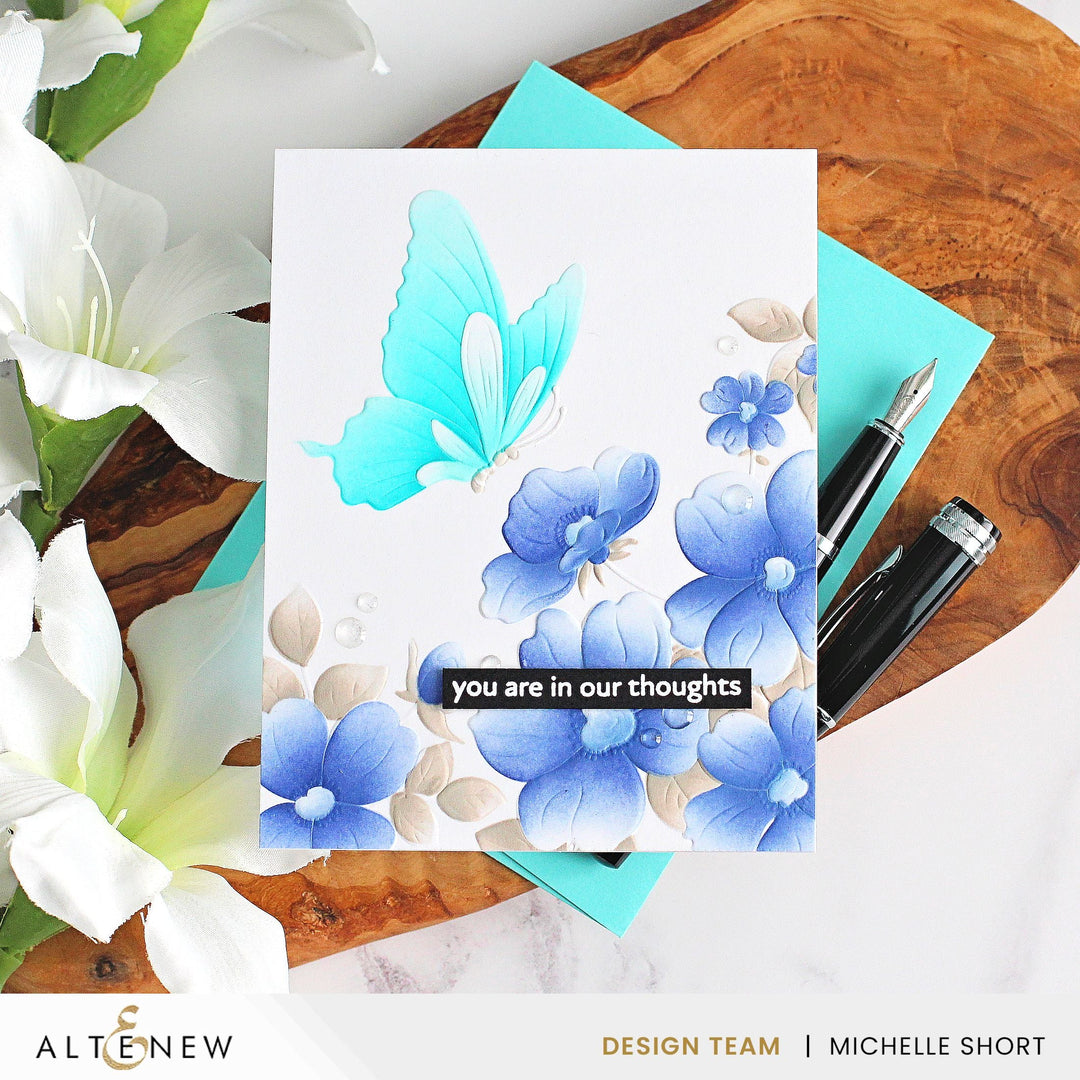 Stencil & Die & Embossing Folder Bundle Flutter & Bloom