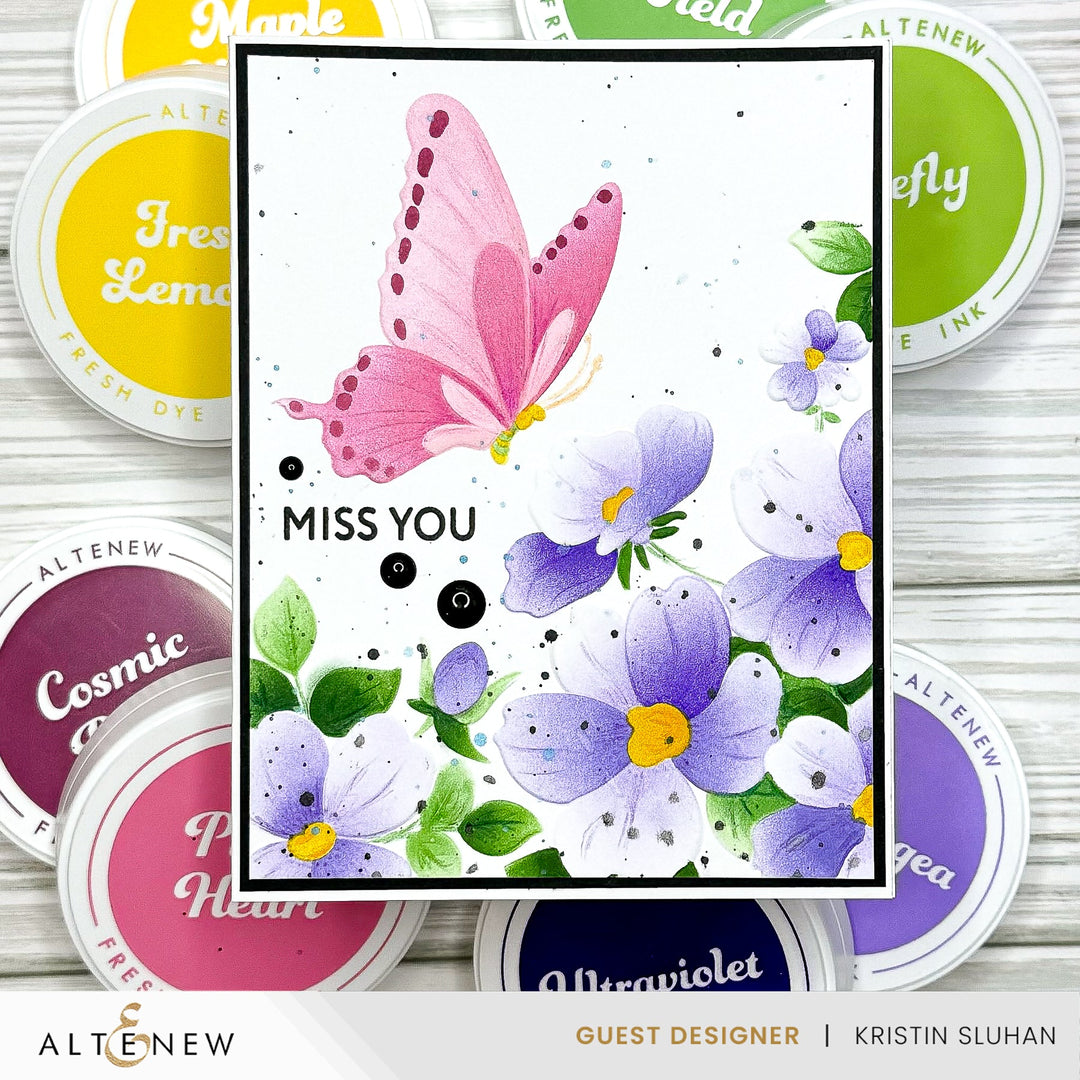 Stencil & Die & Embossing Folder Bundle Flutter & Bloom