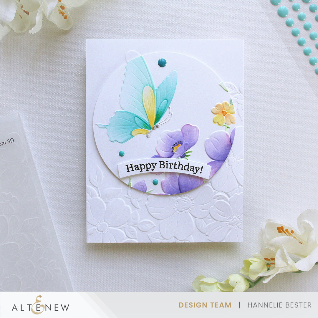 Stencil & Die & Embossing Folder Bundle Flutter & Bloom