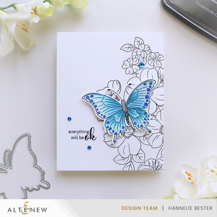 Stencil & Die & Embossing Folder Bundle Flutter & Bloom