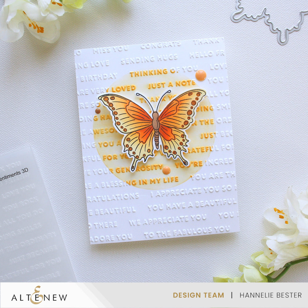 Stencil & Die & Embossing Folder Bundle Flutter & Bloom