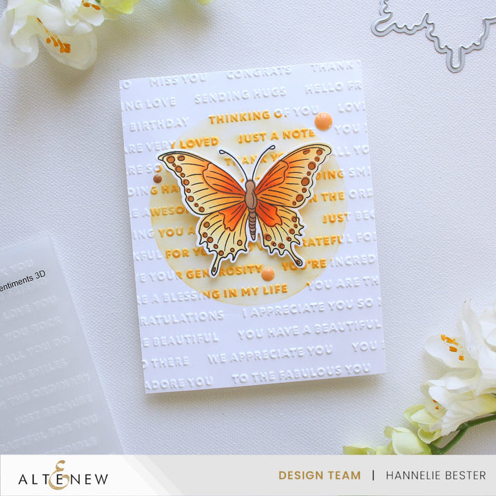Stencil & Die & Embossing Folder Bundle Flutter & Bloom