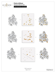 Stencil & Die & Embossing Folder Bundle Flutter & Bloom