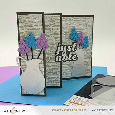 Stencil & Die & Embossing Folder Bundle Pitcher Vases