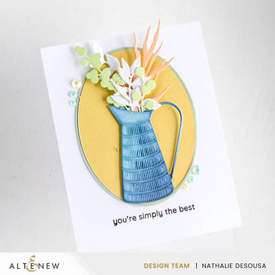 Stencil & Die & Embossing Folder Bundle Pitcher Vases