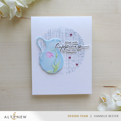 Stencil & Die & Embossing Folder Bundle Pitcher Vases