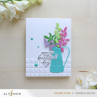 Stencil & Die & Embossing Folder Bundle Pitcher Vases