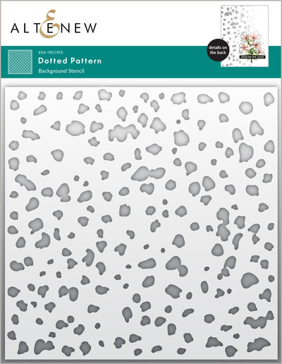 Stencil Dotted Pattern Background Stencil