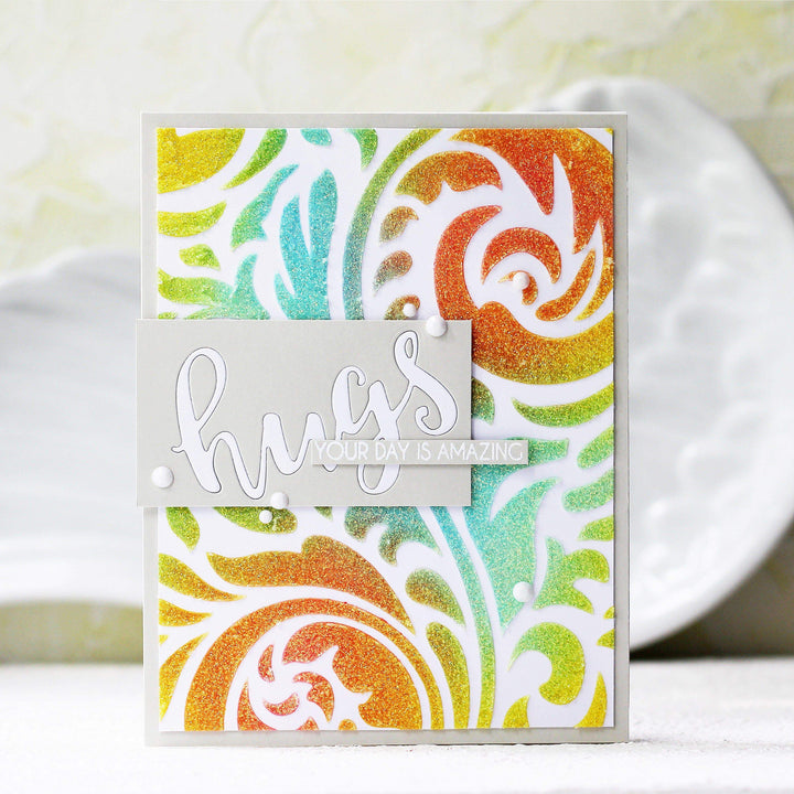 Stencil Elegant Swirls Stencil