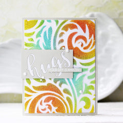 Stencil Elegant Swirls Stencil