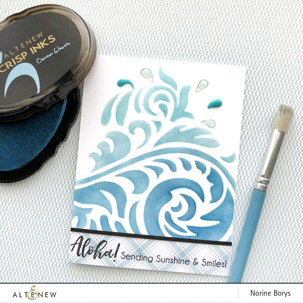 Stencil Elegant Swirls Stencil