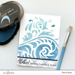 Stencil Elegant Swirls Stencil