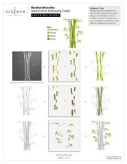 Stencil & Embossing Folder Bundle Bamboo Branches