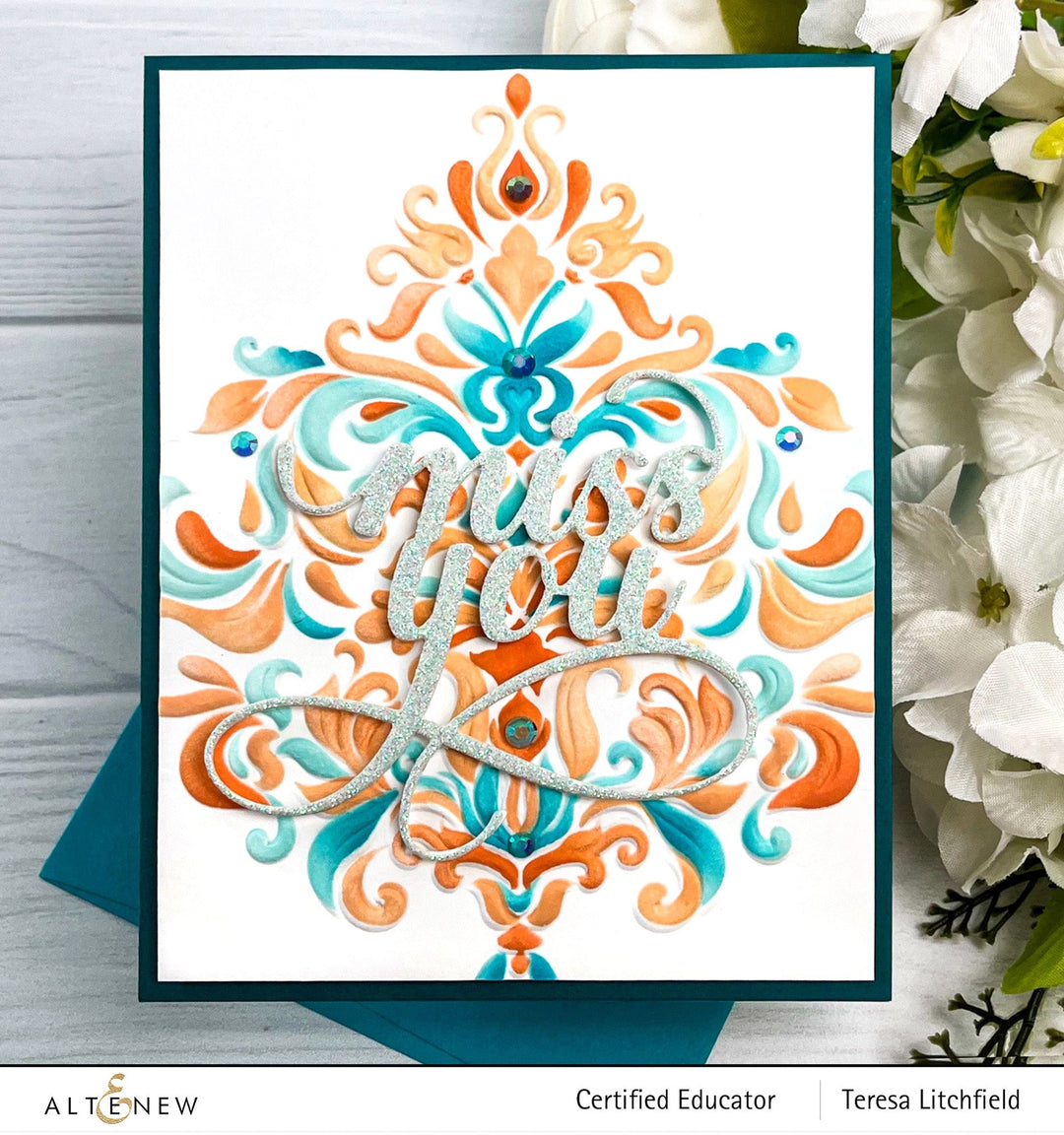 Stencil & Embossing Folder Bundle Beautiful Baroque