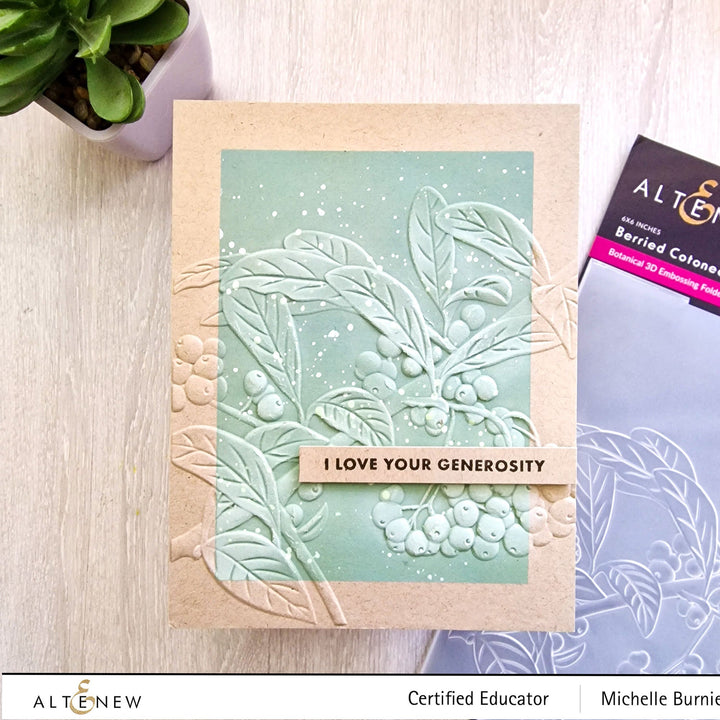 Stencil & Embossing Folder Bundle Berried Cotoneaster