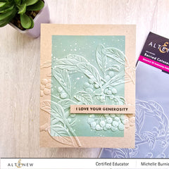 Stencil & Embossing Folder Bundle Berried Cotoneaster