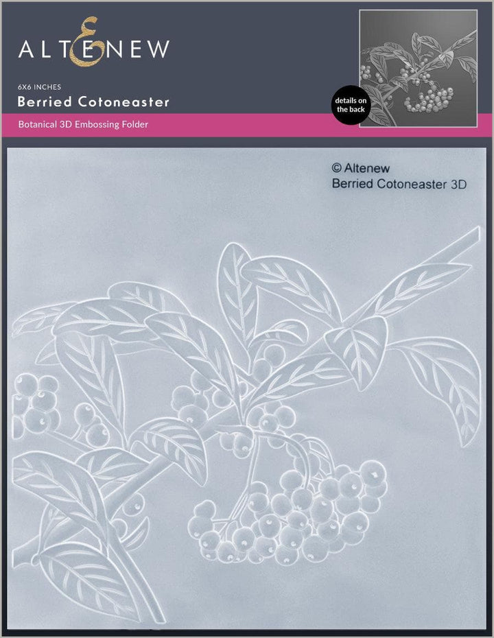 Stencil & Embossing Folder Bundle Berried Cotoneaster