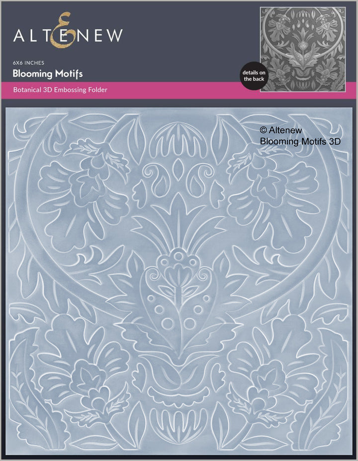 Stencil & Embossing Folder Bundle Blooming Motifs