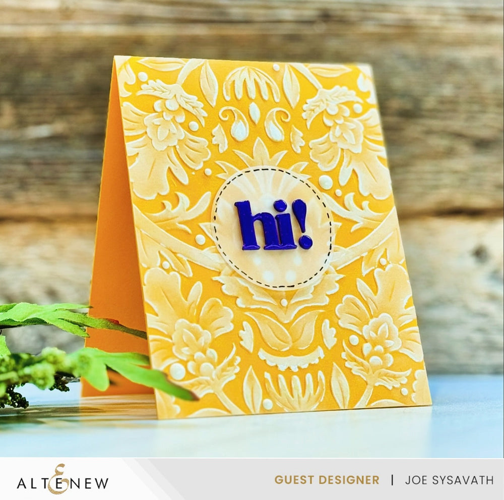 Stencil & Embossing Folder Bundle Blooming Motifs