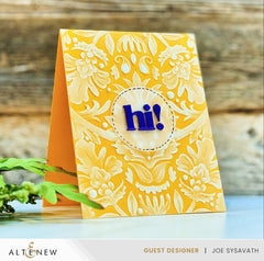 Stencil & Embossing Folder Bundle Blooming Motifs