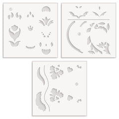 Stencil & Embossing Folder Bundle Blooming Motifs