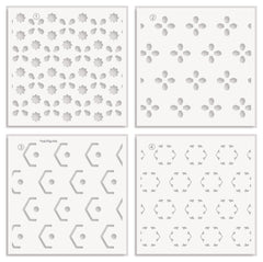 Stencil & Embossing Folder Bundle Botanical Honeycomb